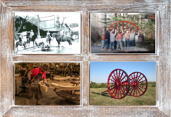 Logging wheels invite images